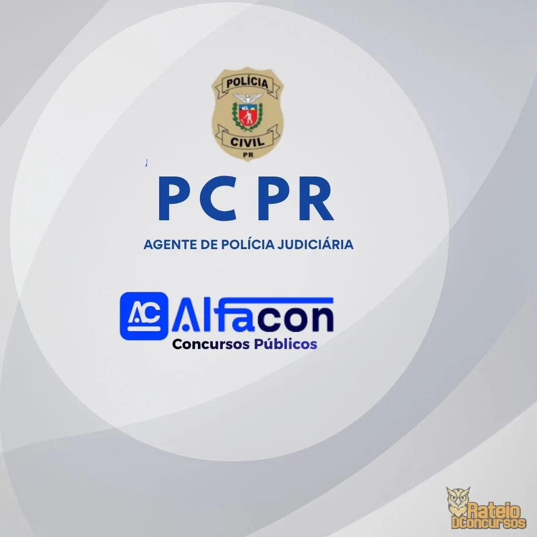 PCPR - Agente de Polícia Judiciária - AlfaCon 2026