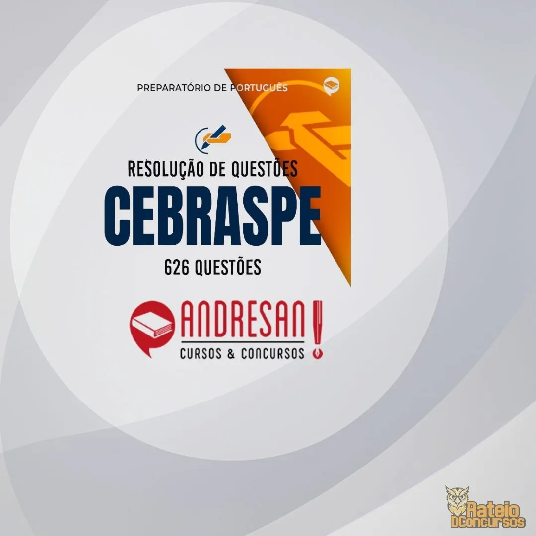 Cebraspe – 626 Questões de Português - Andressan Cebraspe – 626 Questões de Português - Andressan
