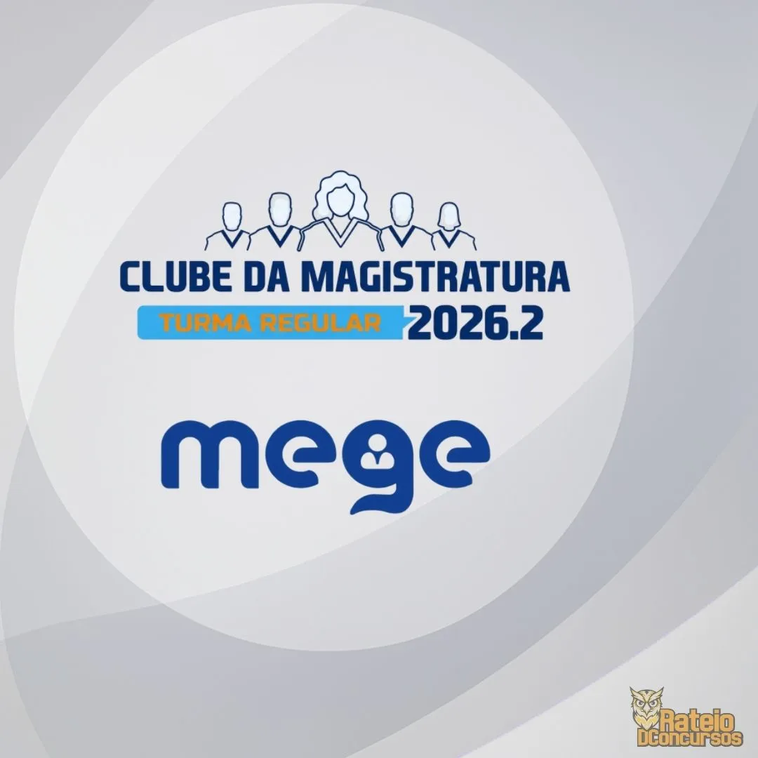 Clube da Magistratura Regular - Mege 2026.2 Clube da Magistratura Regular - Mege 2026.2