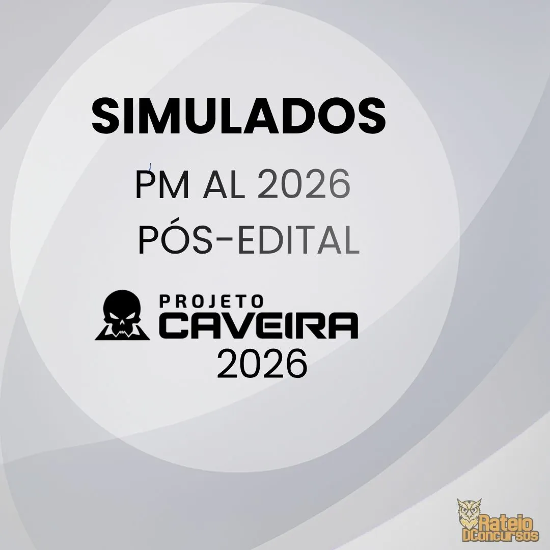 PM AL Pós Edital - Simulados Completos - Projeto Caveira 2026