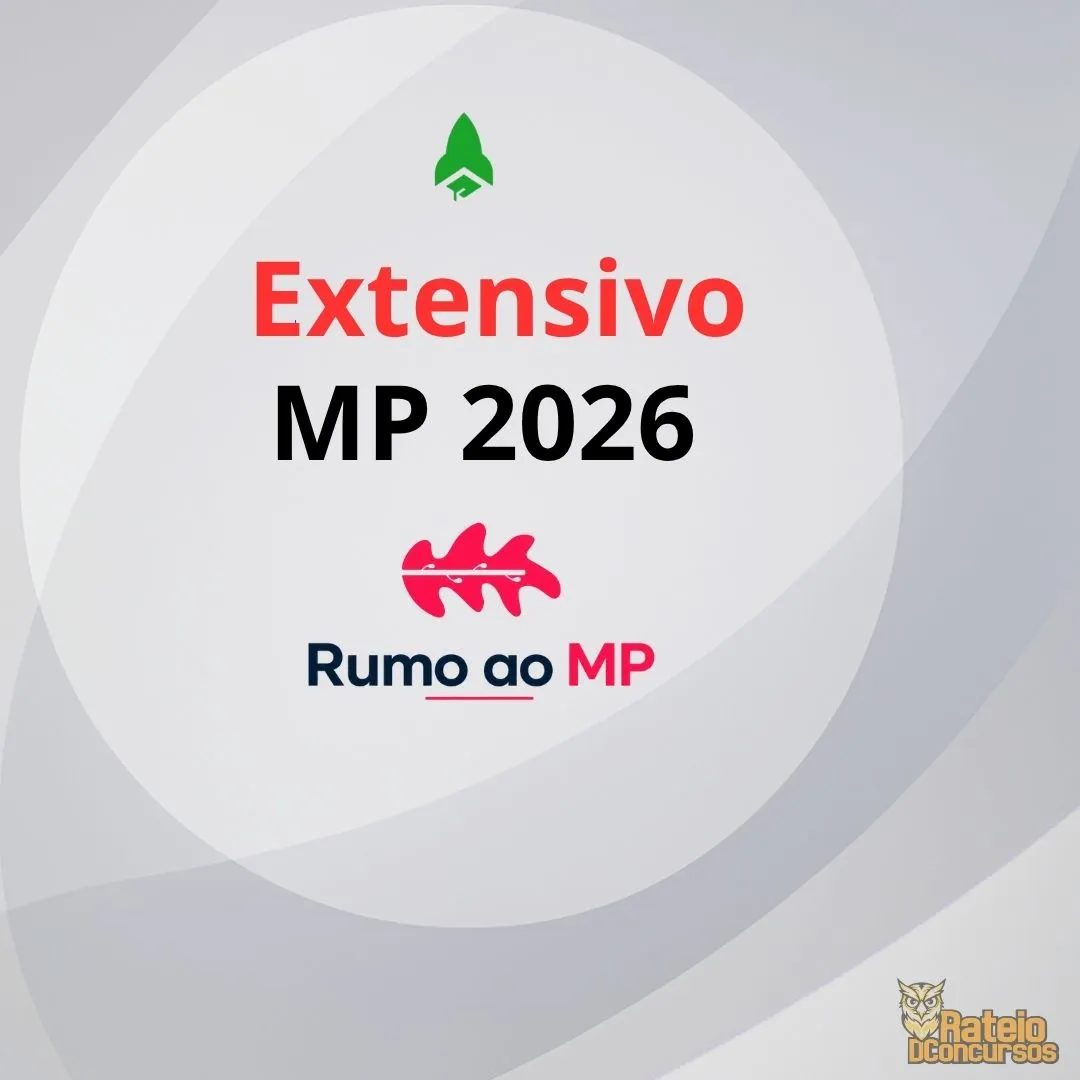 Extensivo MP - Rumo ao MP – RDP 2026 Extensivo MP - Rumo ao MP – RDP 2026