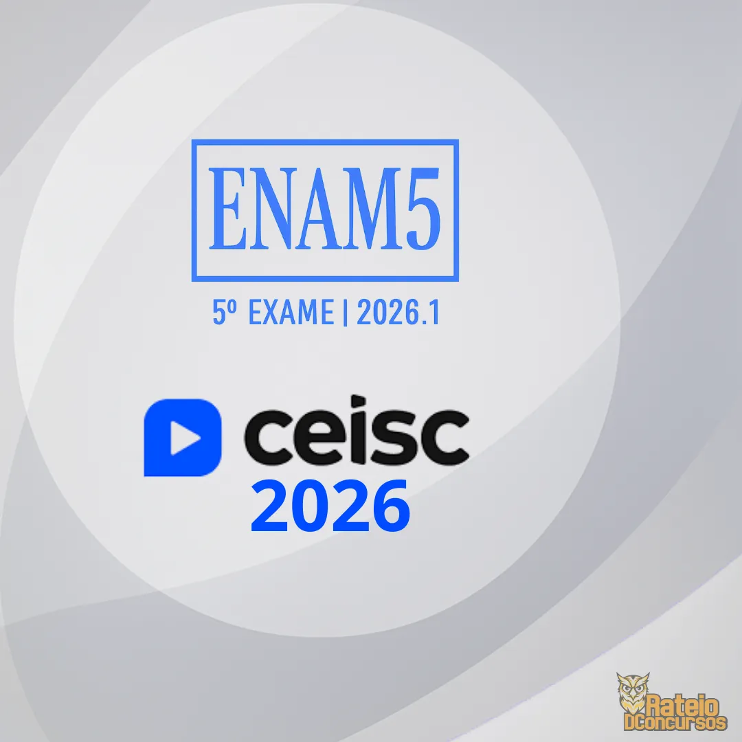 ENAM 2026.1 - 5º Exame Nacional da Magistratura Pré edital - CEISC 2026 ENAM 2026.1 - 5º Exame Nacional da Magistratura Pré edital - CEISC 2026