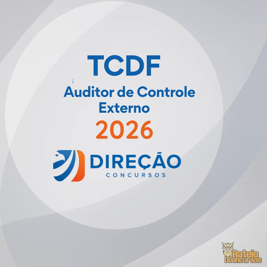 TCDF - Auditor de Controle Externo - Área Auditoria - Direção Concursos 2026 TCDF - Auditor de Controle Externo - Área Auditoria - Direção Concursos 2026