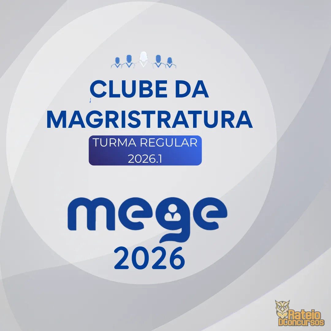 Clube da Magistratura Regular - Mege 2026 Clube da Magistratura Regular - Mege 2026