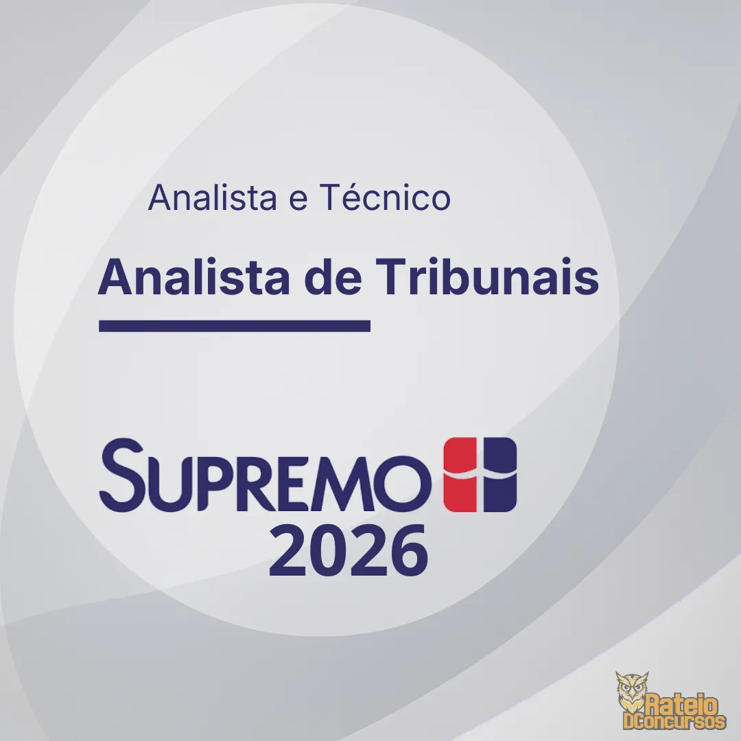 Analista de Tribunais - Supremo TV 2026 Analista de Tribunais - Supremo TV 2026