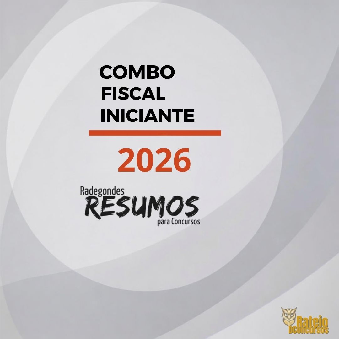 Combo Fiscal Iniciante - Radegondes Resumos 2026