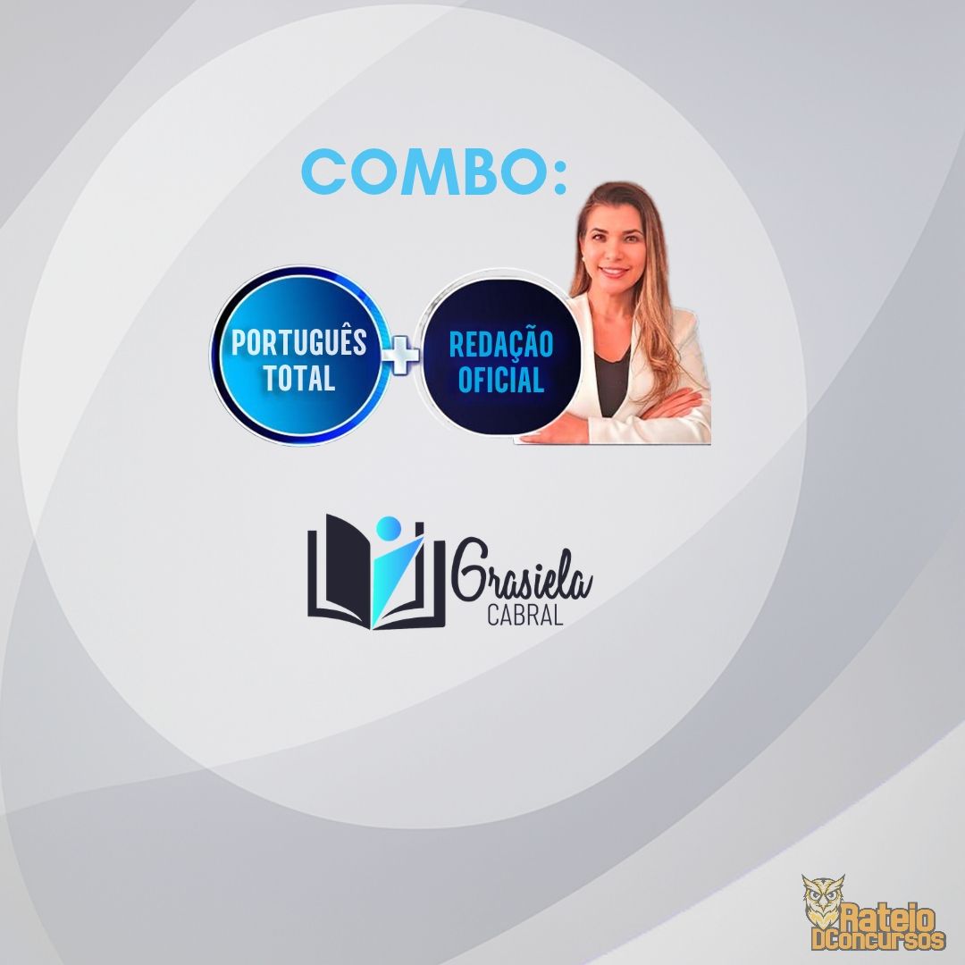Português Total + Redação Oficial - Teoria + Questões - Grasiela Cabral 2026 Português Total + Redação Oficial - Teoria + Questões - Grasiela Cabral 2026