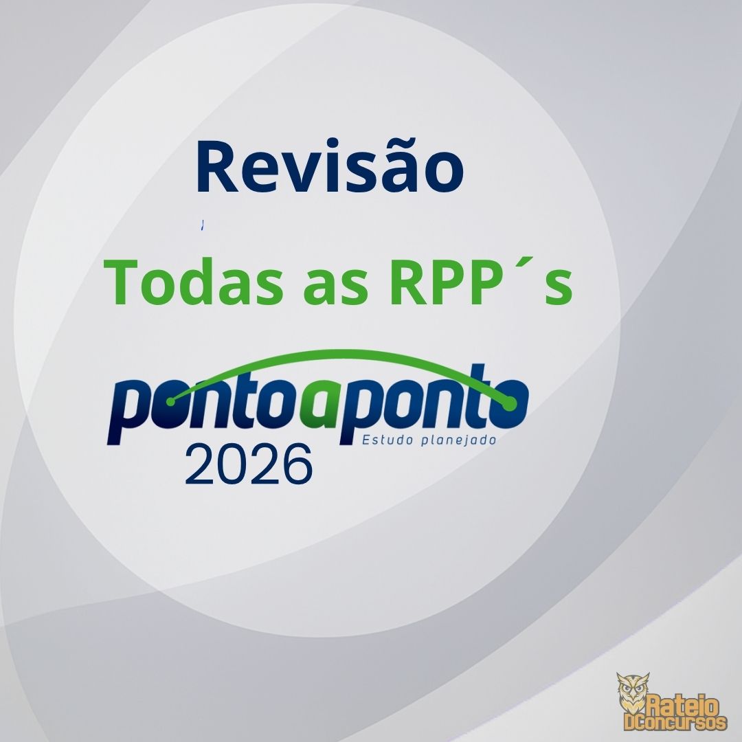 Revisão Ponto a Ponto Todas as RPP´s - Ponto a Ponto 2026 Revisão Ponto a Ponto Todas as RPP´s - Ponto a Ponto 2026