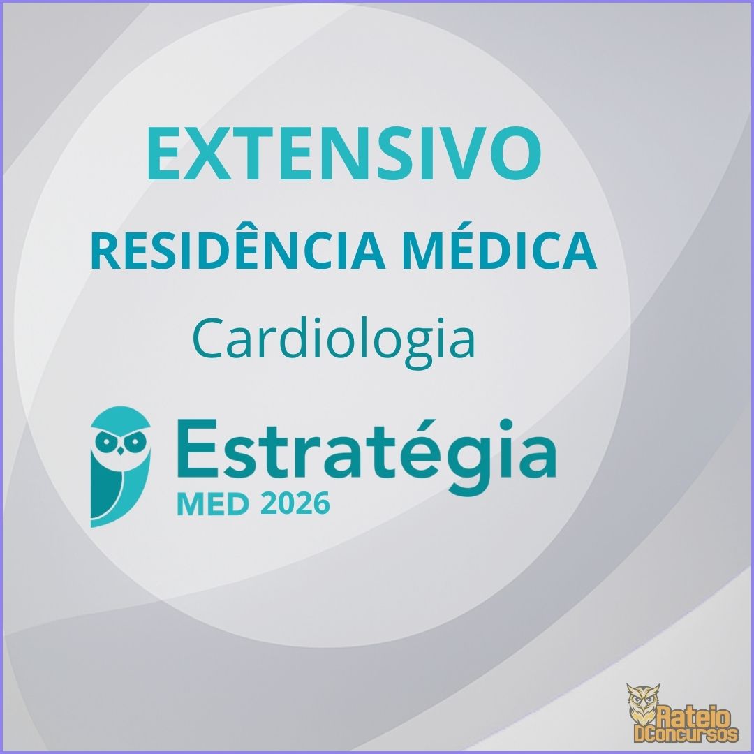 Residência Médica - para Cardiologia - Curso Extensivo - Estratégia MED